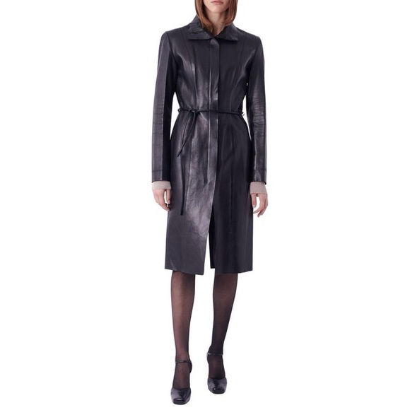 *RARE* 90’s Gucci by Tom Ford Vintage F/W Runway Leather Coat chocolate brown 42 - Picture 3 of 17